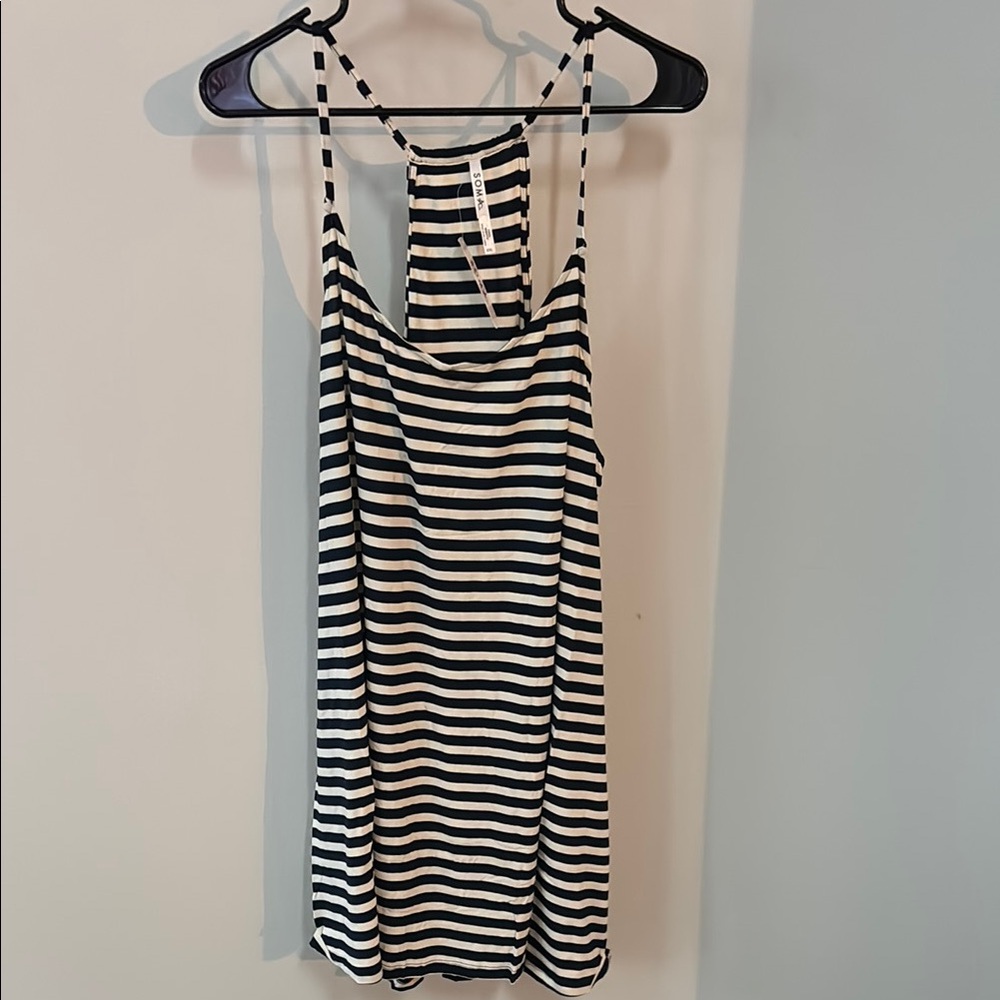 Soma Cool Nights Striped Racerback Sleepshirt